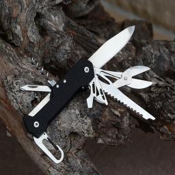 8 em 1 multifuncional faca dobrável auto-defesa sobrevivência ao ar livre acampamento multi-ferramenta edc facas de bolso portátil ferramentas manuais - Image 1
