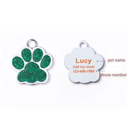 Etiqueta de identificação do cão de estimação do cão do animal de estimação da etiqueta da identificação do filhote de cachorro do gato personalizado - Image 6