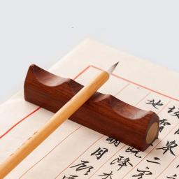 Suporte De Caneta De Caligrafia Criativa, Durável Chinês Escrita Brush Holder, Portátil Prático De Madeira Mesa Pen Stand, Desktop Decor - Image 2