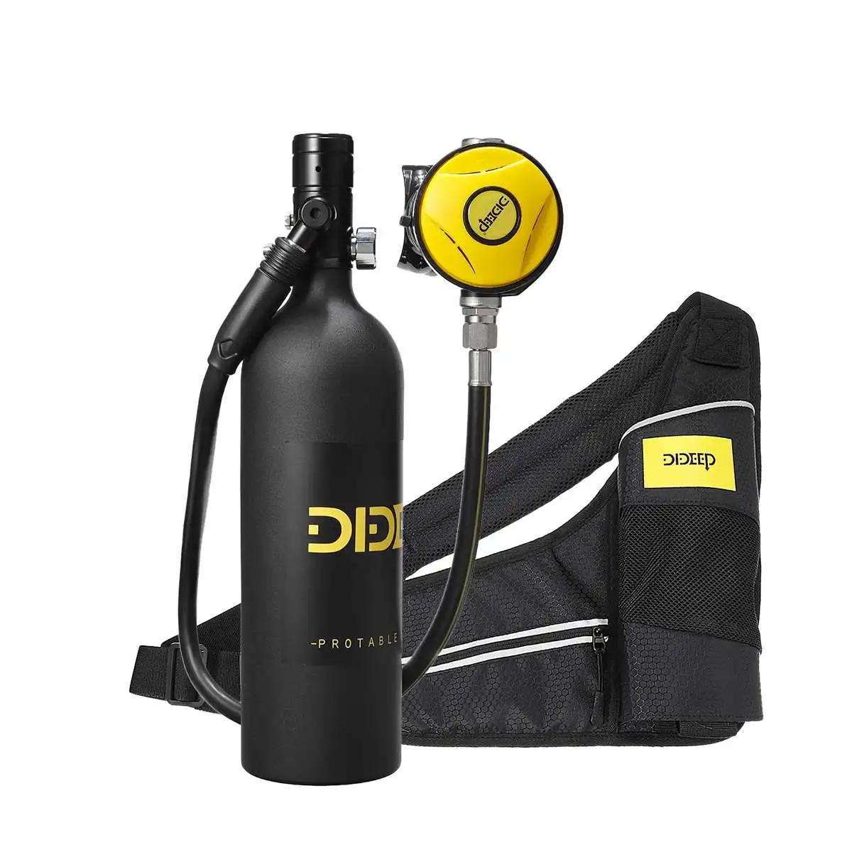 Dideep x4000pro 1l mergulho snorkel tanque mini oxigênio cilindro respirador bomba de mão para acessórios natação equipamento mergulho - Image 1