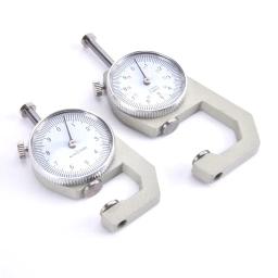 Medidor de espessura de papel com mostrador, ferramenta para medição, para flide couro, 0 a 10mm, 0 a 20mm, novo - Image 1