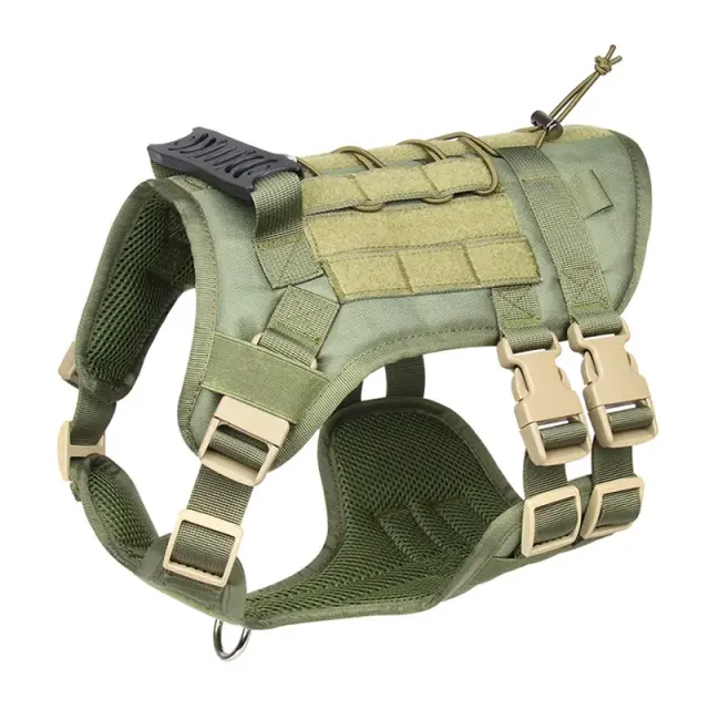 Arnês Tático para Cães Médios e Grandes - Sling Peito para Treinamento e Caminhadas ao Ar Livre