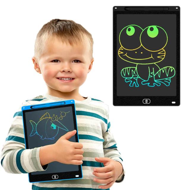 Prancheta Eletrônica para Crianças com Tela LCD - Tablet de Escrita e Pintura Gráfica Digital de 8,5" em Cores Vibrantes