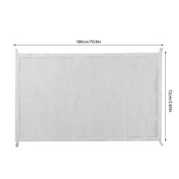 Portão de isolamento dobrável Pet Mesh, Cerca com 4 ganchos adesivos, Cercadinho retrátil, Cerca de segurança do cão, Novo - Image 5