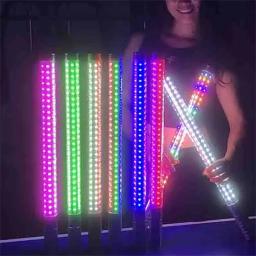 Alumínio recarregável LED Strobe Baton 60/80CM VIP Serviço de Garrafa LED Sparkler Luz Para Bar Boate Festa Eventos Decoração - Image 2