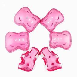 Equipamento de proteção para patins skate, joelheiras, cotoveleiras, guarda de pulso, ciclismo, patinação, bicicleta, scooter, crianças, adultos, 6 peças - Image 4