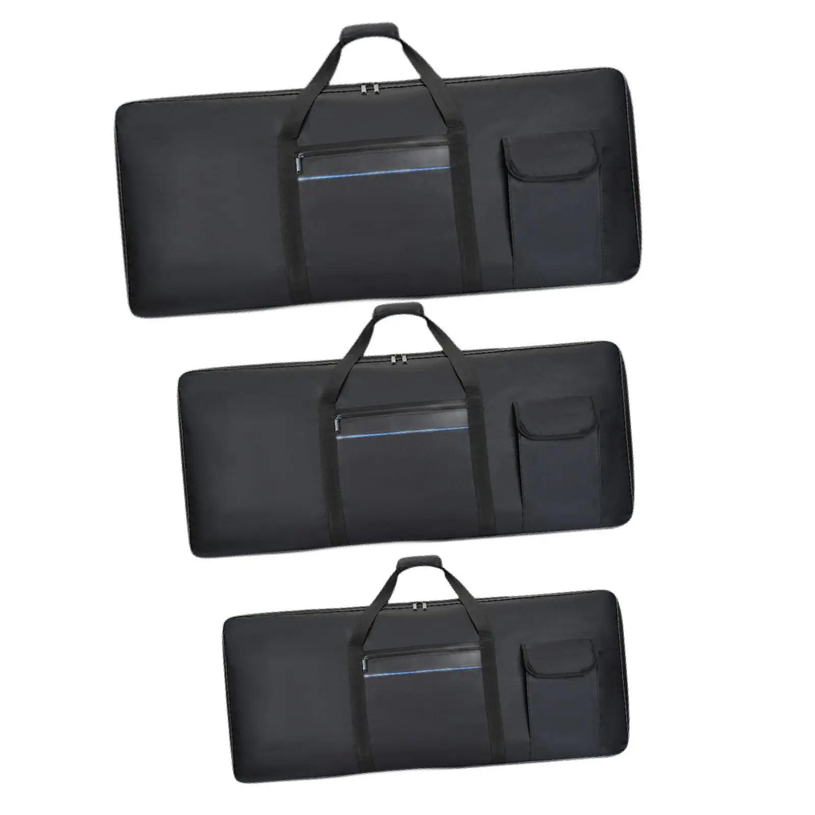 Estojo acolchoado do teclado com alças de mochila, 61 teclas, estojo, piano eletrônico - Image 1