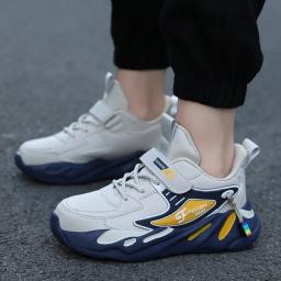 Tênis casual antiderrapante para meninos, tênis infantil, tênis de corrida esportiva, crianças, estudantes - Image 5