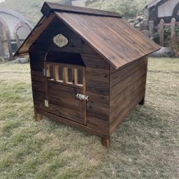 Tamanho grande De Madeira Pet House, Mobiliário Do Cão, Puppy Booth, Camping Casa, Puppy Suprimentos, Fg26 - Image 3
