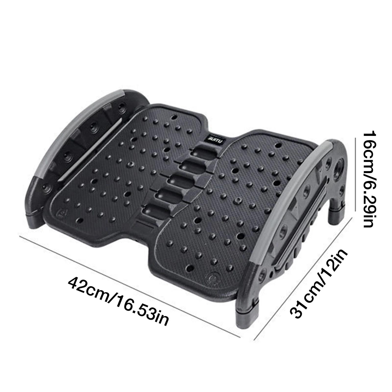 Descanso do pé sob a mesa com massagem grânulos, almofada relaxante, apoio pés fezes, apoio para os pés ajustável, escritório - Image 1