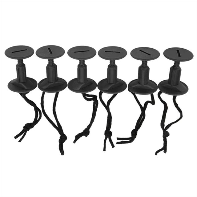 Kit com 6 Pranchas Leash Plugs e Cordões para Surf e Bodyboard - Acessórios Aquáticos Essenciais