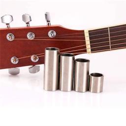 Aço inoxidável Metal Guitar Slide, Finger Knuck, Cordas Slides Tone, instrumentos Acessórios - Image 1