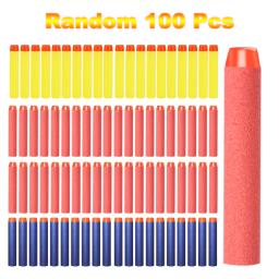 100 pçs nerf balas 7.2cm recarga dardos para airsoft arma pistola de brinquedo balas para crianças do miúdo ao ar livre esporte jogos acessórios - Image 1