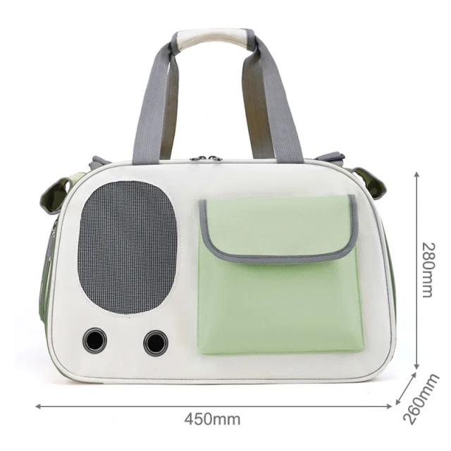 Bolsa de Transporte Portátil Dobrável para Cães e Gatos - Ideal para Passeios ao Ar Livre