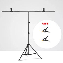 Sh photography1.5*2/2*2m t-forma pano de fundo suporte quadro sistema kit para estúdio fotográfico vídeo chroma chave com festa - Image 1