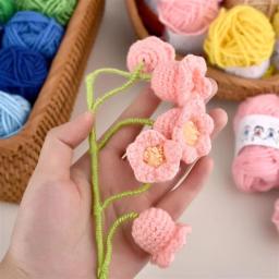 Conjunto de 12 cores de fibras acrílicas, fio de lã de tricô, bordado tingido, lenanas para artesanato de crochê, suéter, chapéu, bonecas a baixo preço - Image 6