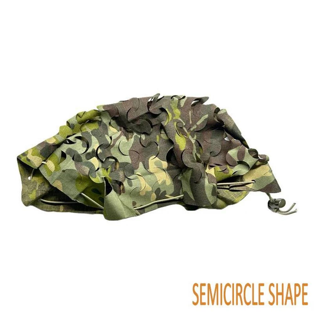 3D Camo Airsoft Capacete Capa, Corte a Laser, Forma de Folha, Malha, Capacete, Paintball, Paraquedista, Caça, Airsoft, Capacete Acessórios - Image 1