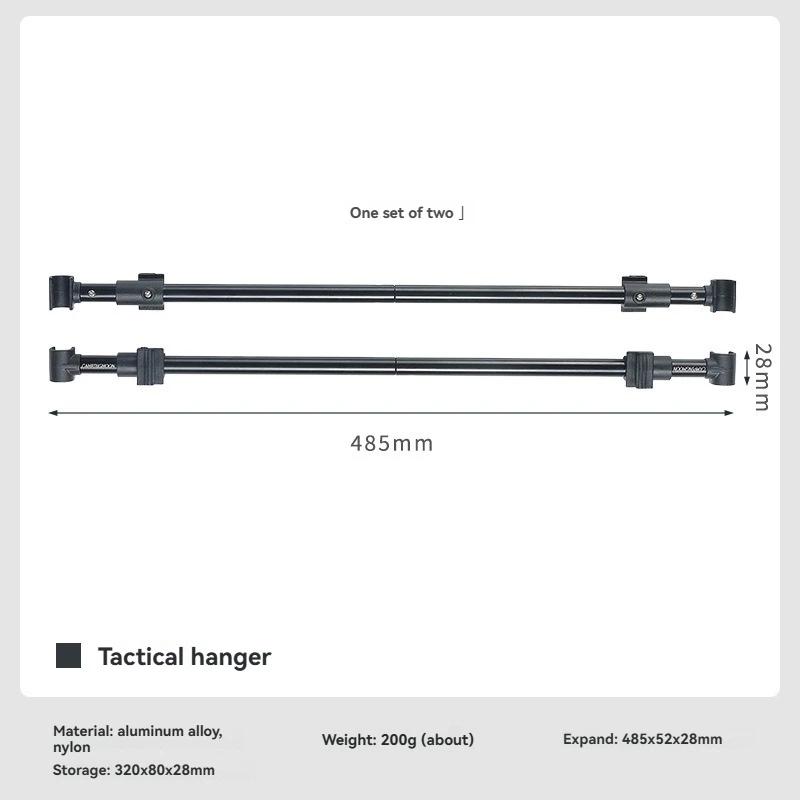 CAMPINGMOON T-510 IGT Mesa de acampamento tática com armazenamento portátil ao ar livre dobrável mesa de piquenique mesa tática de liga de alumínio - Image 1