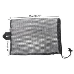 Bolsa malha para mergulho com snorkel, bolsa com cordão para esportes mergulho subaquático - Image 4