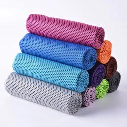 Toalha de resfriamento de microfibra para esportes, alívio instantâneo, toalhas legais, envoltório de pescoço frio, trapos gelados para fitness, camping, ciclismo, caminhadas - Image 1