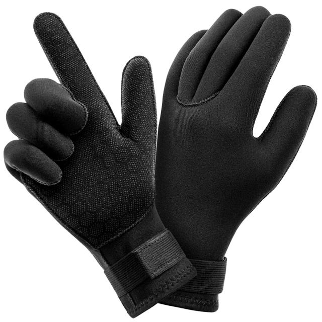 Luvas de Wetsuit Térmico de 3mm em Neoprene com Antiderrapante para Mergulho, Surf e Atividades Aquáticas