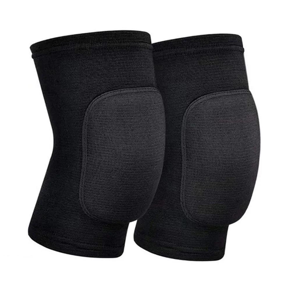 Joelheiras antiderrapantes para homens e mulheres, joelheira esportiva, suporte de joelho, equipamento de fitness, basquete, protetor de cinta, inverno, 2pcs set - Image 1