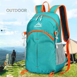 Leve e Dobrável Mochila Camping, Saco de Viagem, Escalada, Montanhismo Sacos, Impermeável, Embalável, Caminhadas, Ciclismo, 20L - Image 2