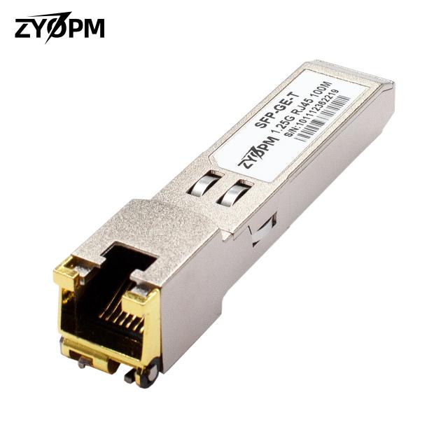 Módulo SFP de Cobre 1.25G SFP para RJ45 100m 1000BaseT para Cisco GLC-TE, Mikrotik, Ubiquiti UniFi
