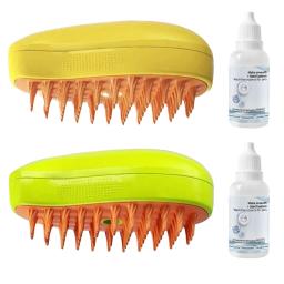 Essência Livre de Lavagem para Pet, Gato Escova Vaporante, Cabelo Grooming, Removendo Pratos, Desodorizante De Ácaros, Reduzir Coceira, Hidratante Shampoo Dog - Image 2