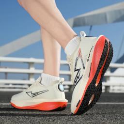 Tênis de corrida placa carbono especialidade maratona esportes masculinos respirável leve feminino confortável atlético antiderrapante tênis - Image 5