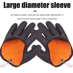 Luvas de captura de látex antiderrapante, luvas de pesca, luvas, mão esquerda e direita, proteger, punção manual, arranhões, caça, luvas, 1pc - Image 6
