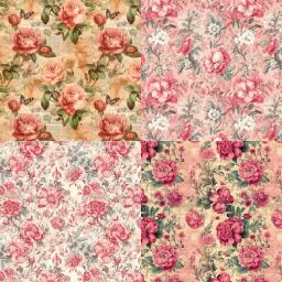 Pacote de papel estampado floral Scrapbooking, Decoração DIY, fundo Handbook, Artesanato artesanal, Arte, Scrapbooking, 12 folhas - Image 6