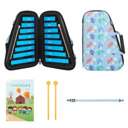 Xilofone com caixa de dinossauro, instrumento de percussão infantil, carrilhão profissional, educação infantil, presentes de música, 16 tons - Image 1