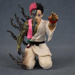 Em estoque 13cm demon slayer akaza hakuji anime figura modelo boneca estatueta de ação pvc decoração periférica desktop ornamento brinquedo - Image 4