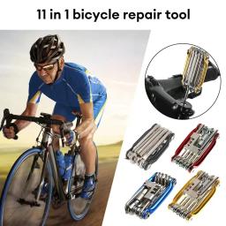 Mountain Bike Repair Tool Kit, 11 em 1, Chave, Chave De Fenda, Corrente, Raio Hex, Multifunction Bicycle Repair Set, Ferramenta de Ciclismo - Image 6