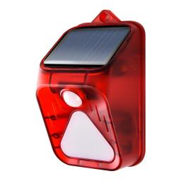 Luz de alarme movida a energia solar, à prova d'água, controle remoto, sensor de movimento, sirene, alarme estroboscópico, animal de estimação para casa, quintal, segurança ao ar livre - Image 5