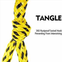 Barco Tow Rope Quick Connector, Conector de corda esqui aquático, Tubo rebocável para jet ski, Esporte aquático - Image 4