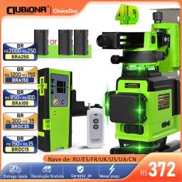 Clubiona 4d 16 linhas profissional alemão núcleo piso teto controle remoto linha verde nível laser com 5000mahs bateria li-ion - Image 1