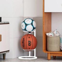 Rack de armazenamento de basquete para crianças, cesta de armazenamento de bola de futebol, rack colocado, jardim de infância, suporte de vôlei, espaço - Image 6