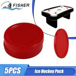 Mini ABS Plastic Air Ice Hockey Pucks, Bola substituível, Peça de ferramentas esportivas para mesas, Suspensão do equipamento do jogo, 50mm, 5 pcs por conjunto - Image 1