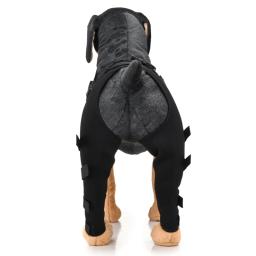 Ajustável traseiro duplo joelho almofadas para pet, apoio articulações da perna, respirável cão perna bandagem protetora, pet fornecimentos, envolto - Image 2