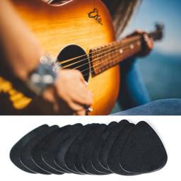 Palhetas pretas, 10 peças, 0,5mm, acessórios musicais, ferramentas de treinamento, instrumentos musicais - Image 1