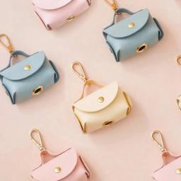 Faux Leather Pet Bag Titular com Dispenser para Dog Bolsas, Portátil Dog Poop Bag, Suprimentos Organizador Elegante - Image 1