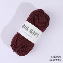 Fios de linho algodão para tricô, 15 fios, fio de crochê tricotado à mão, saco, chapéu, almofada, Placemat, DIY, 100g - Image 4