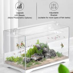 Super Slim Aquário LED Light, Tanque de Peixes Luz, Planta Crescer Iluminação, Brilho, Clipe Extensible, 220V - Image 6