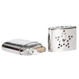 Aquecedor portátil da mão do combustível com bolsa Aquecedores de mão de metal padrão Aquecedor catalítico reutilizável para pesca ao ar livre, inverno - Image 4