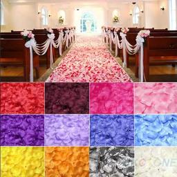 1000/3000 pçs venda rosa flor pétala casamento seda pétalas brancas decoração da festa de casamento pétala rosa vermelha flores artificiais suprimentos 50% - Image 2