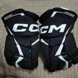 Luvas De Hóquei De Rua, Engrenagem Esportiva, Tamanho 13, 14 Polegada, Preto, Branco, Icehockey, Feito Na China - Image 1