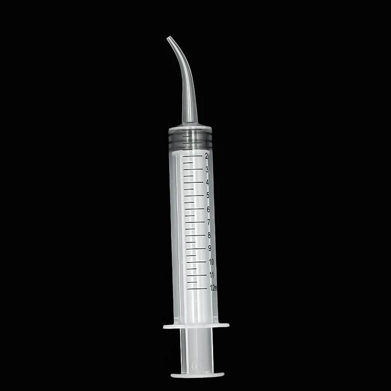 Seringa de plástico para alimentação Pigeon Medicine, Cotovelo e alimentação das aves, Amamentação, Seringa sem agulha, 12ml - Image 1