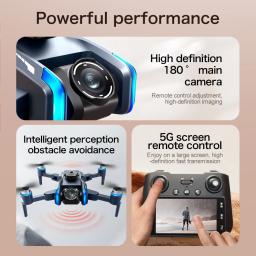 Profissional pro max drone de controle remoto xt808 8k hd câmera aérea wifi fpv dobrável dron quadcopter rc helicóptero crianças brinquedos - Image 2